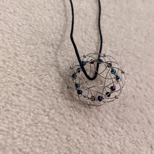2/$20 Long Smooth Cord Necklace with Fun Adjustable Beaded Pendant